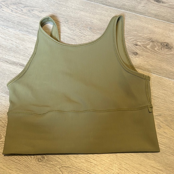 lululemon athletica Tops - Bronze Green power pivot tank lululemon